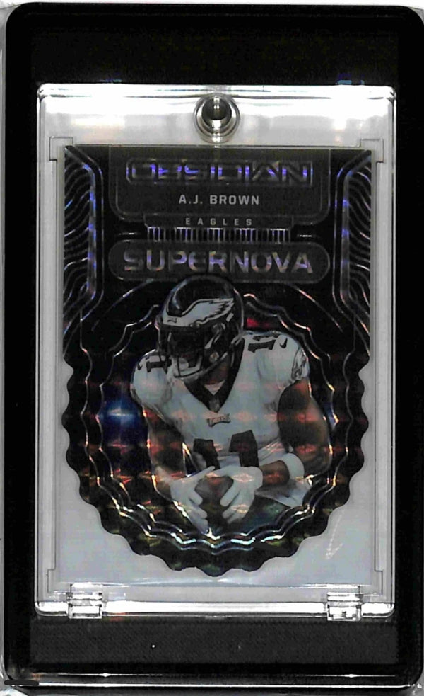 2022 AJ Brown Supernova 1/1 Case Hit | Raw | One-Touch + Black Holder